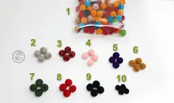 مهره مخمل سایز8