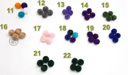 مهره مخمل سایز8