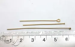 میخ استیل درجه 1 طلایی  بسته 5 عددی