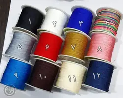 نخ دستبند و گردنبند سایز 0.5 بسته 5 متری