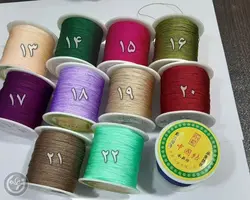 نخ دستبند و گردنبند سایز 0.5 بسته 5 متری