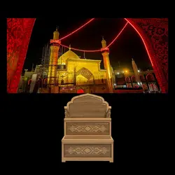 دکور مخمل حرم امام علی(ع)