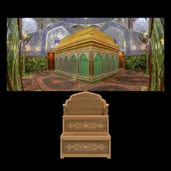 دکور مخمل ضریح امام علی(ع)