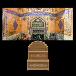 دکور مخمل ایوان نجف