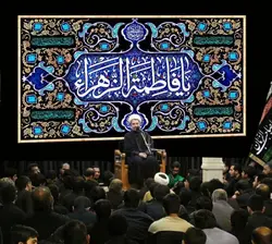 دکور مخمل ایام فاطمیه