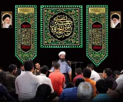 مخمل سه تکه وفات حضرت خدیجه(س)