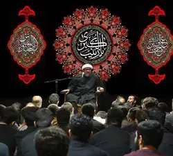 دکور مخمل وفات حضرت زینب(س)