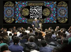 دکور مخمل وفات حضرت زینب(س)