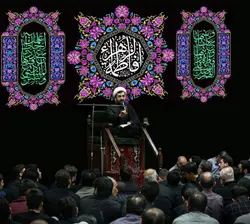دکور مخمل ایام فاطمیه