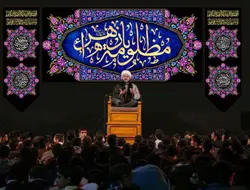 دکور مخمل سه تکه ایام فاطمیه