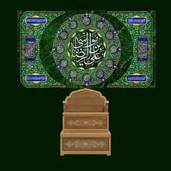 دکور مخمل ولادت امام رضا(ع)