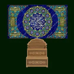 دکور مخمل ولادت امام رضا(ع)