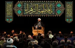 دکور مخمل سه تکه ایام فاطمیه