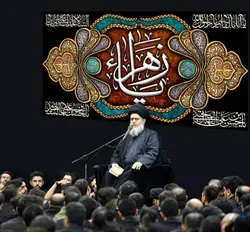 دکور مخمل ایام فاطمیه