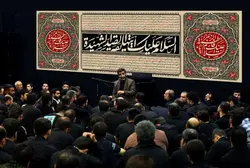 دکور مخمل ایام فاطمیه