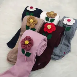 جوراب شلواری گل گلی