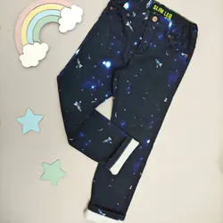 شلوار لی طرح کهکشان