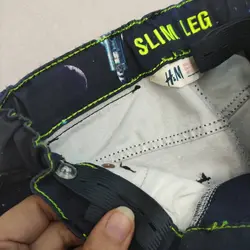 شلوار لی طرح کهکشان