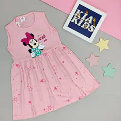 سارافون دخترانه پنبه ای سایز 6