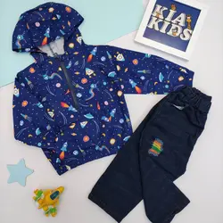 ست وارداتی طرح سفینه فضایی سایز S