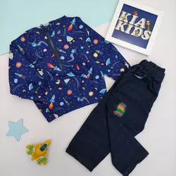 ست وارداتی طرح سفینه فضایی سایز S