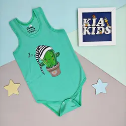 بادی پنبه ای طرح کاکتوس سایز 6