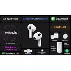 هندزفری بی سیم اپل مدل AirPods 3 همراه با محفظه شارژ