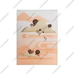 تابلو کدFR154 رزین درخت شاه بلوط 3 تیکه DE8383GL - کی ان دی-KND