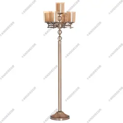 آباژور ایستاده کد ST140 دو حلقه پنج شعله زیتونی