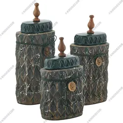 دکوری کد CC115 بانکه جناقی یشمی ۳ تیکه