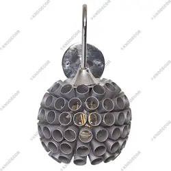 لوستر دیواری کد DV107 زنبوری 758 خاکستری