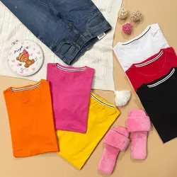 تیشرت لانگ طرح ساده
