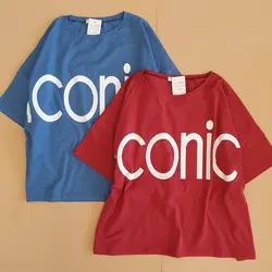 تیشرت طرح ICONIC در رنگ های پاستلی