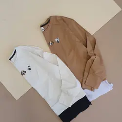 بلوز آستین بلند طرح سگ های خندان