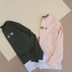 بلوز آستین بلند طرح سگ های خندان