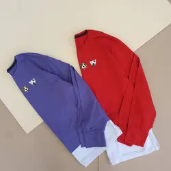 بلوز آستین بلند طرح سگ های خندان