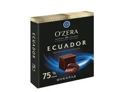 شکلات تلخ 75% اوزرا اکوادور O’Zera ECUADOR