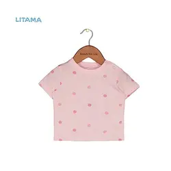 تیشرت دخترانه Fox &amp; Bunny طرح خال‌ خالی