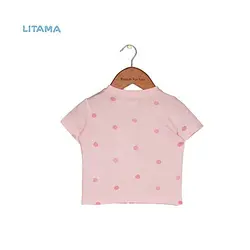 تیشرت دخترانه Fox &amp; Bunny طرح خال‌ خالی