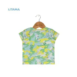 تیشرت دخترانه United Colors of Benetton طرح دایناسور