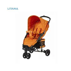 کالسکه ۳ چرخ مون Moon مدل Fit plus رنگ نارنجی