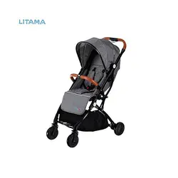 کالسکه مسافرتی بی بی فورلایف Baby4life رنگ طوسی تیره
