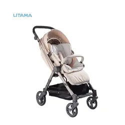 کاور نشیمن و کاور گرمکن پا کالسکه تویست شیک بژ رنگ