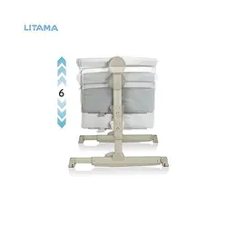 تخت کنار مادر بروی Brevi مدل Nanna Oh 001 رنگ سفید