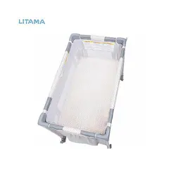 تخت و پارک نوزاد بی بی ترند آویزدار Babytrend رنگ کرم