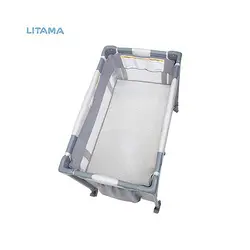 تخت و پارک نوزاد بی بی ترند Babytrend رنگ طوسی تیره