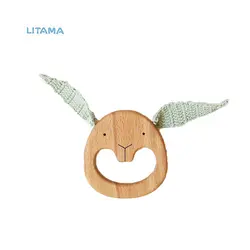 مشخصات، قیمت و خرید دندانگیر چوبی طرح خرگوش Woodcut studio - لیتاما
