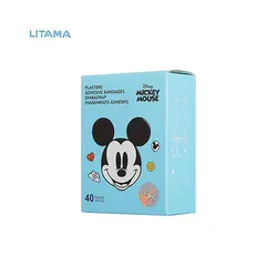 چسب زخم فانتزی ضدآب طرح میکی‌موس دیزنی مینیسو Miniso– بسته‌بندی 40 عددی - لیتاما