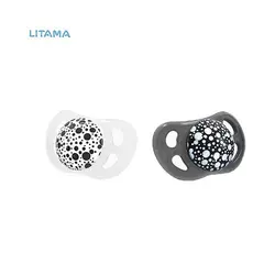 پستانک ۰-۶ ماه سفید و مشکی تویست شیک