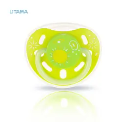 پستانک با رکاب شبتاب ارتودنسی اسمال سبز کیدزمی